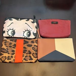 Lot of 4 Ipsy Makeup Bags